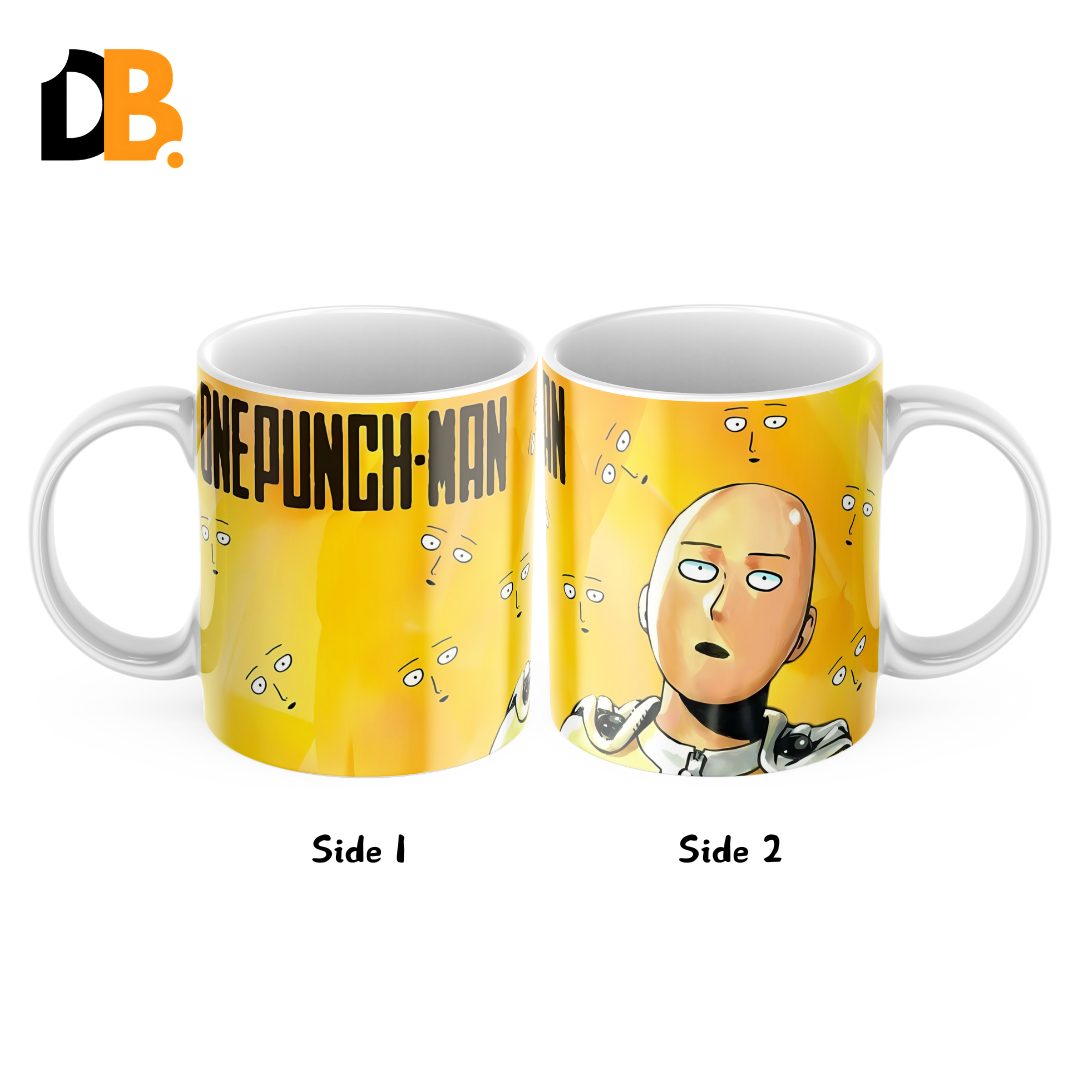 Saitama | One Punch Man Anime Mug - Image 2