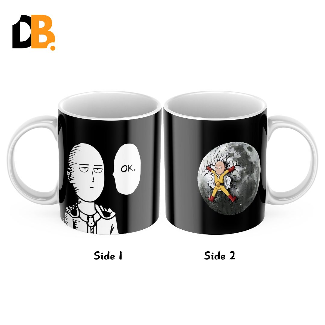 Saitama | One Punch Man Anime Mug - Image 2