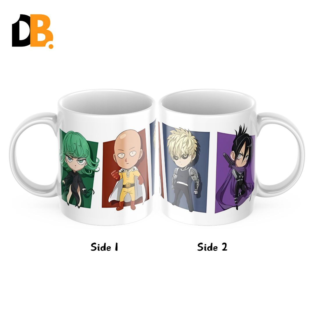 Saitama | One Punch Man Anime Mug - Image 2