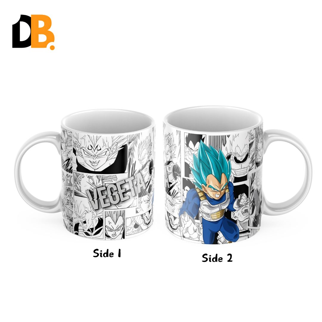 Vegeta | Dragon Ballz Anime Mug - Image 2