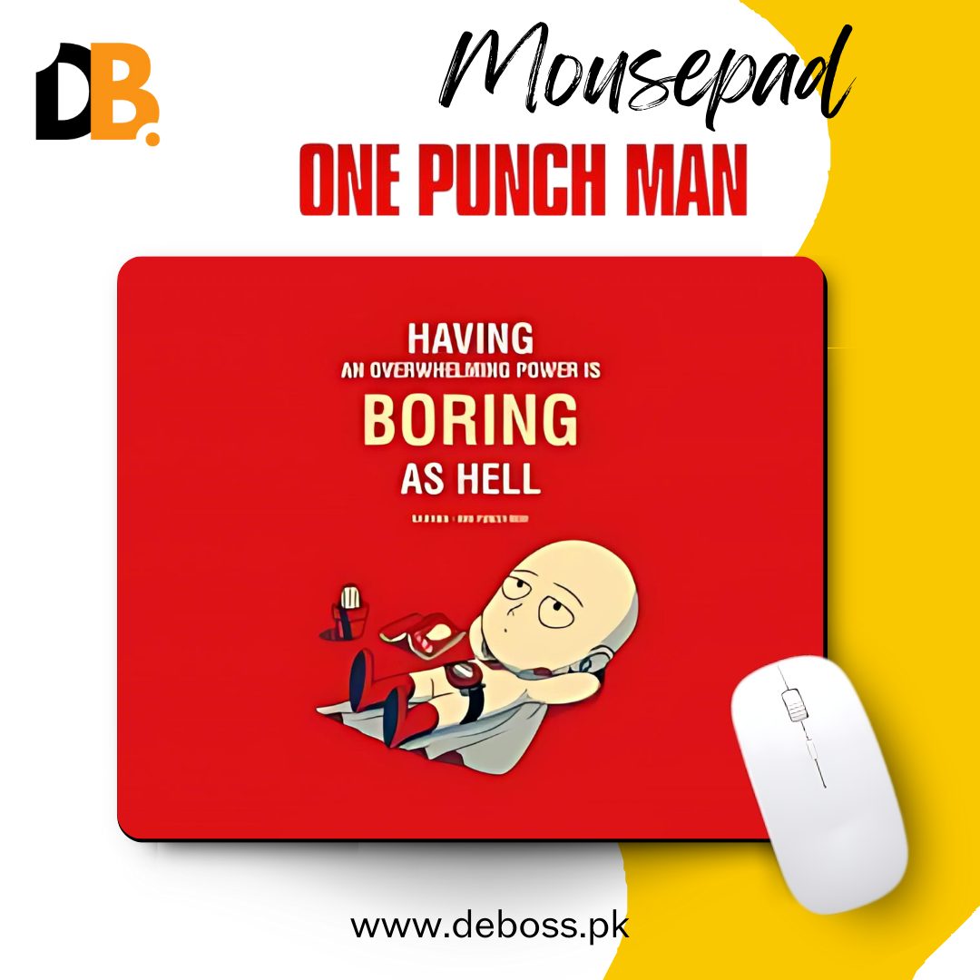 One Punch Man Anime Mouse Pad