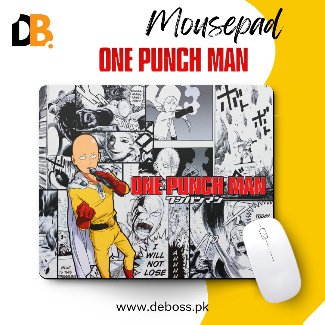 One Punch Man Anime Mouse Pad