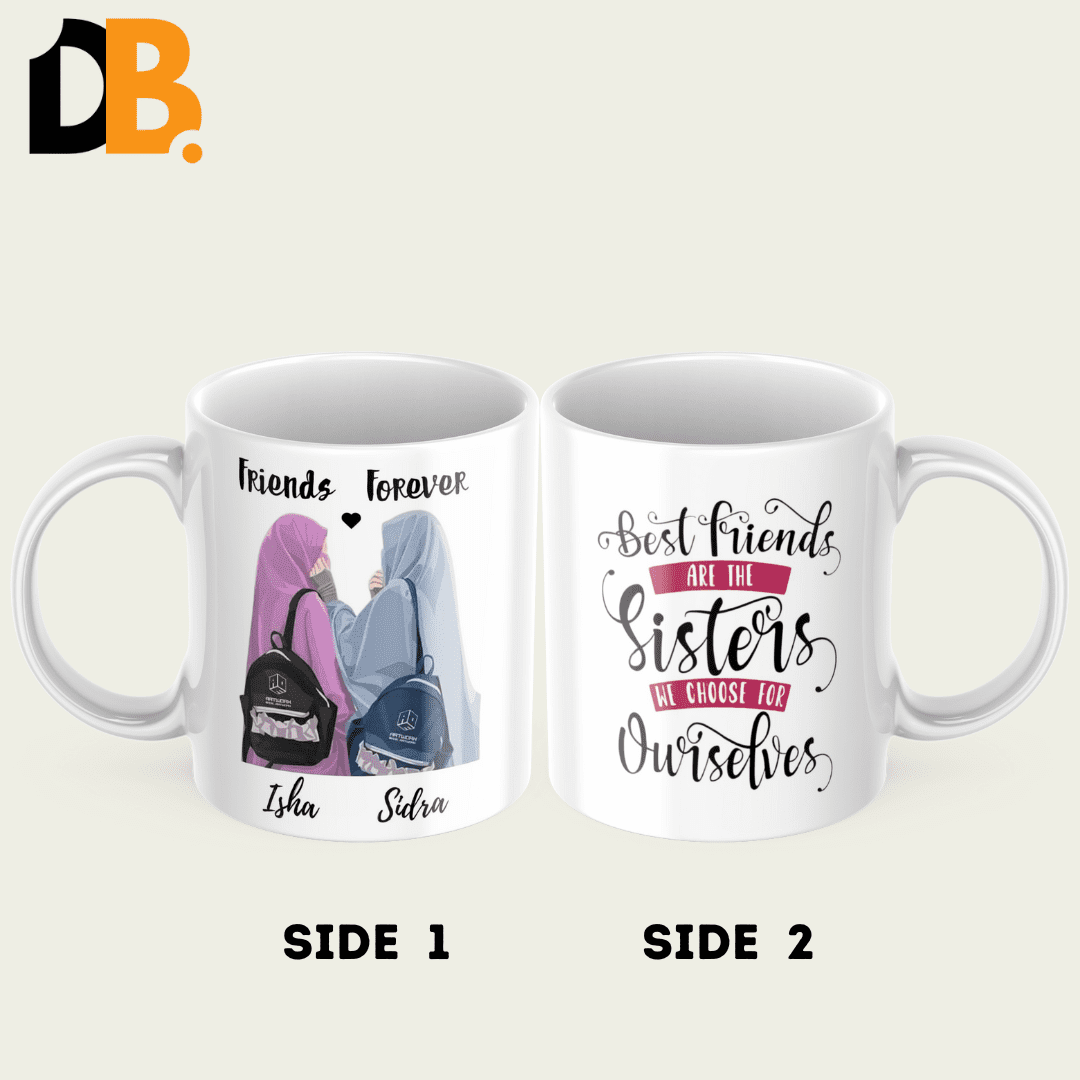 Customized Best Friend Ever / Best Sister Ever Mug